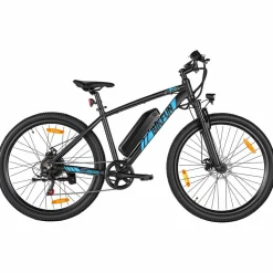 Rower elektryczny MTB Bikfun AMAK00051, koła 27,5'', niebieski