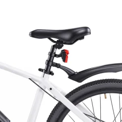 Rower elektryczny MTB Bikfun AMAK00054, koła 26'', biały