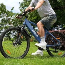 Rower elektryczny MTB Bikfun AMAK00054, koła 26'', niebieski