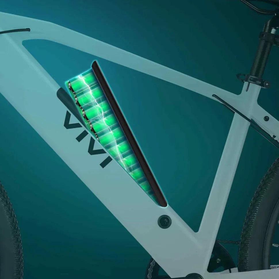 Rower elektryczny MTB Vivi, 26'', błękitny