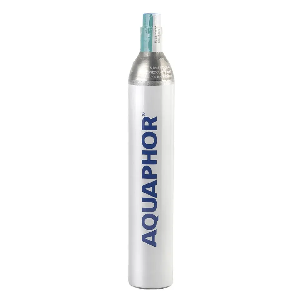 Saturator Aquaphor Primo, butelka 1 l, nabój CO₂, czarny