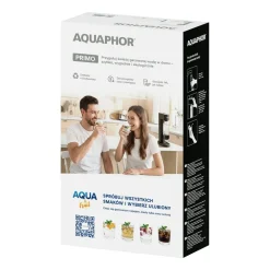 Saturator Aquaphor Primo, butelka 1 l, nabój CO₂, czarny
