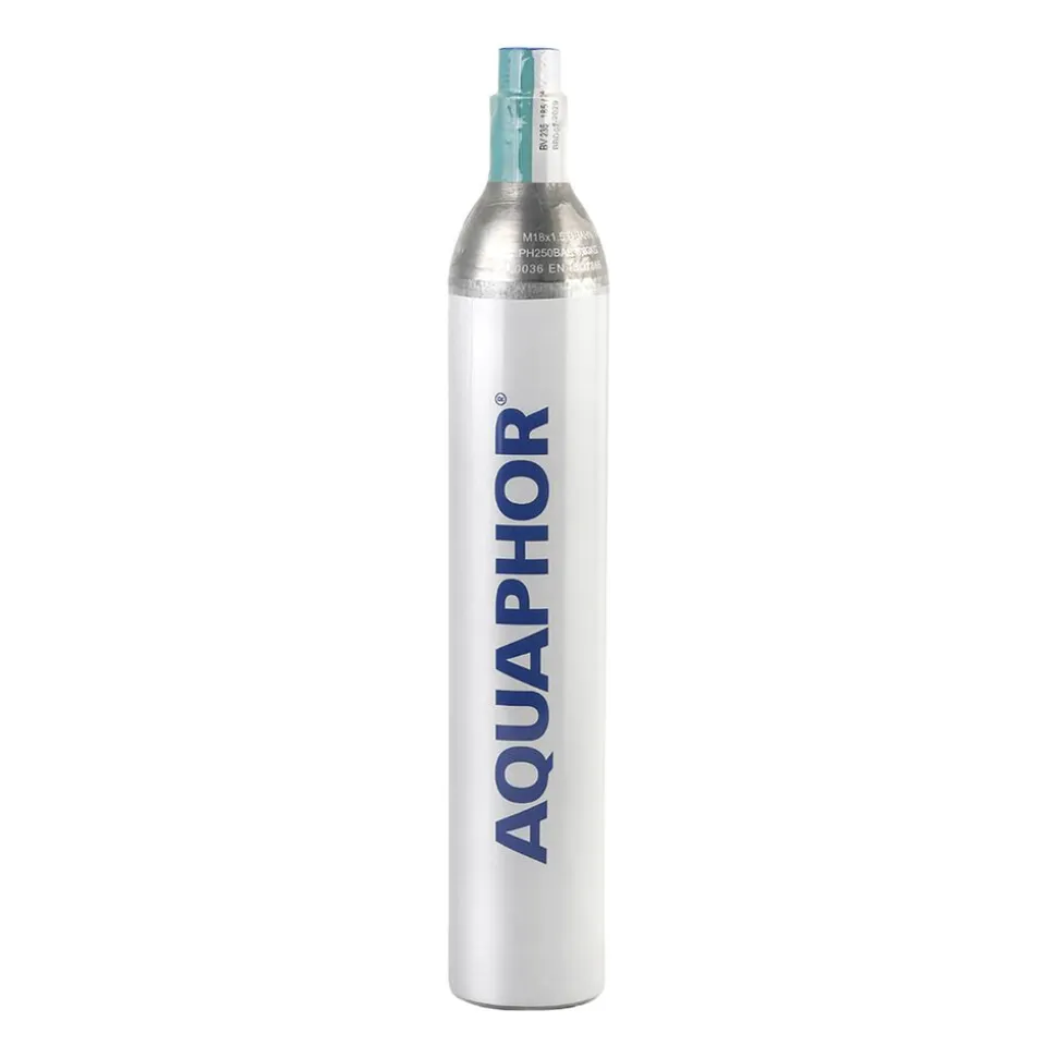 Saturator Aquaphor Primo, butelka 1 l, nabój CO2, kremowy