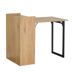 Składane biurko Sanico, 102 x 58 x 85,5 cm, dębowy