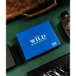 Skórzany portfel męski Always Wild, 12 x 9,5 x 2,5 cm