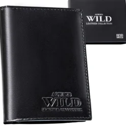 Skórzany portfel męski Always Wild, 13 x 9,5 x 2 cm