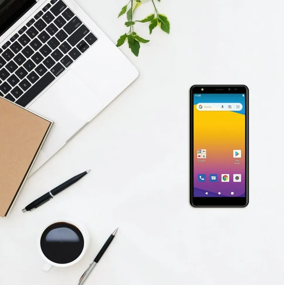 Smartfon Maxcom MS554, 5,5”, dla seniora, czarny
