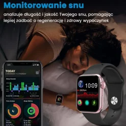 Smartwatch Extralink Lifestyle Watch9, 2 opaski, różowy