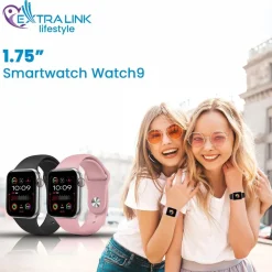 Smartwatch Extralink Lifestyle Watch9, 2 opaski, srebrny