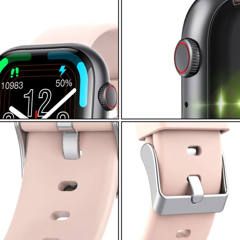 Smartwatch Iutech F70, 2,10'', różowy
