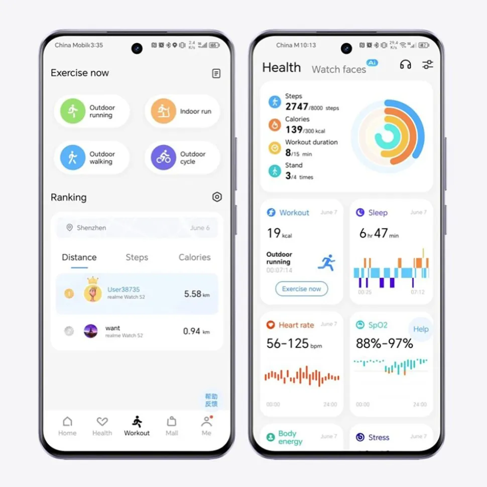 Smartwatch Realme Watch S2, srebrny
