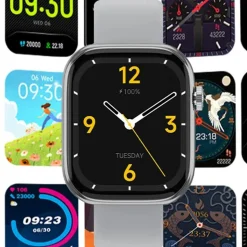 Smartwatch sportowy Imiki ST2, funkcja rozmów, srebrny
