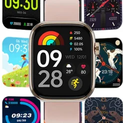 Smartwatch sportowy Imiki ST2, funkcja rozmów, złoty