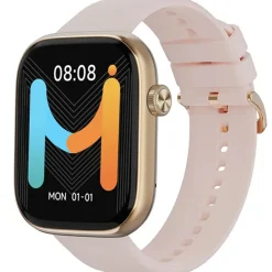 Smartwatch sportowy Imiki ST2, funkcja rozmów, złoty