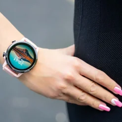 Smartwatch Tracer GP-Navi PK, wodoodporny, różowy