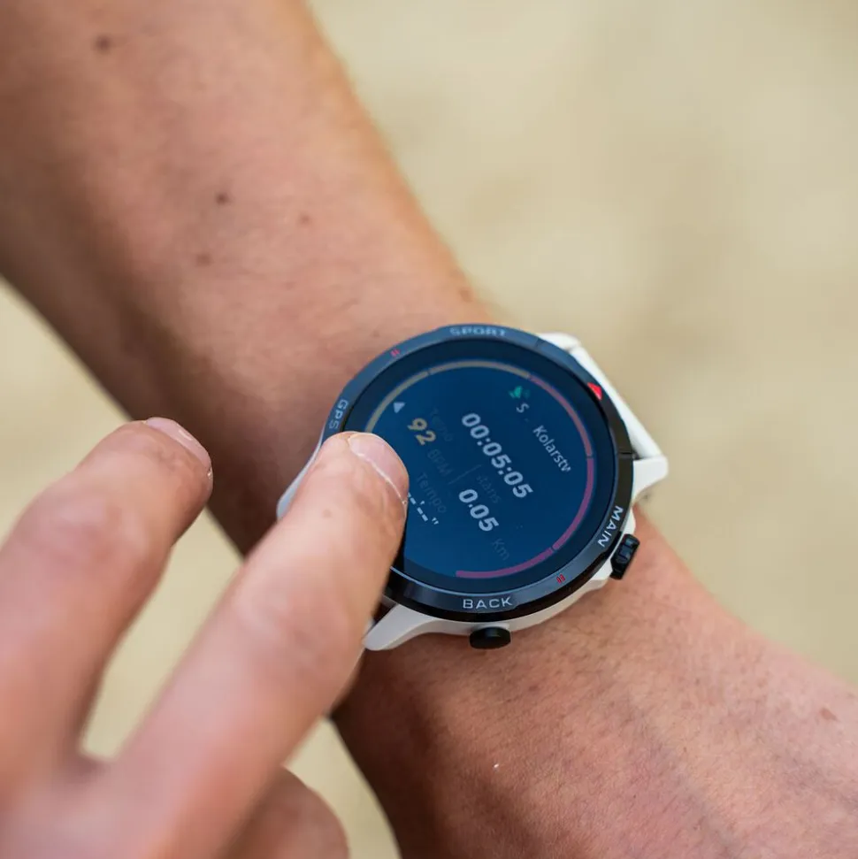 Smartwatch Tracer GP-Navi WH, wodoodporny, biały
