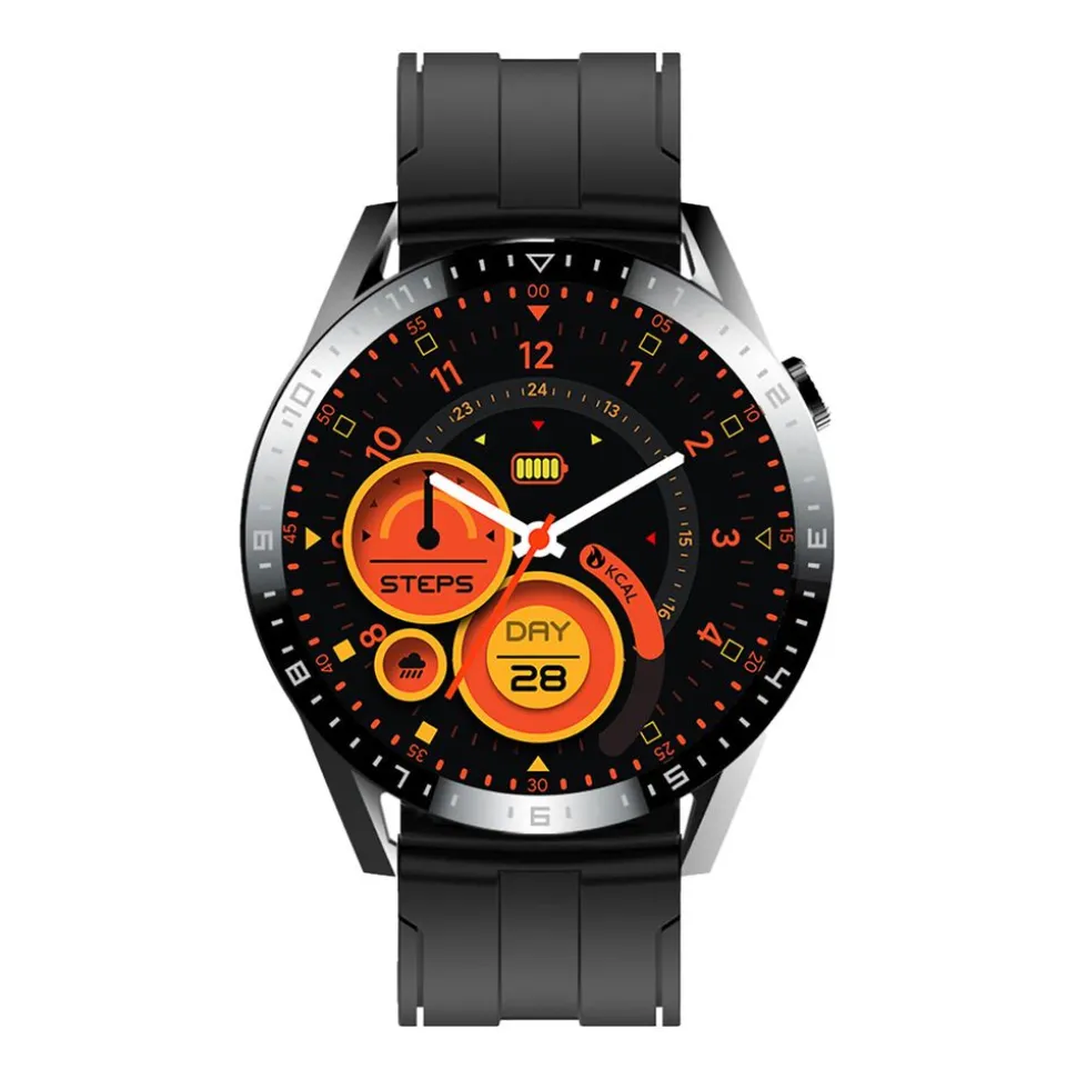 Smartwatch Tracer SM9 PulseRay, 1,46”, czarny