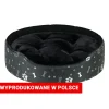 Sofa dla psa Dogguru Ruby King, kostki i łapki, czarna