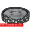 Sofa dla psa Dogguru Ruby King, łapki, czarna