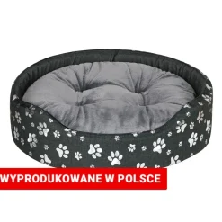 Sofa dla psa Dogguru Ruby King, łapki, czarna