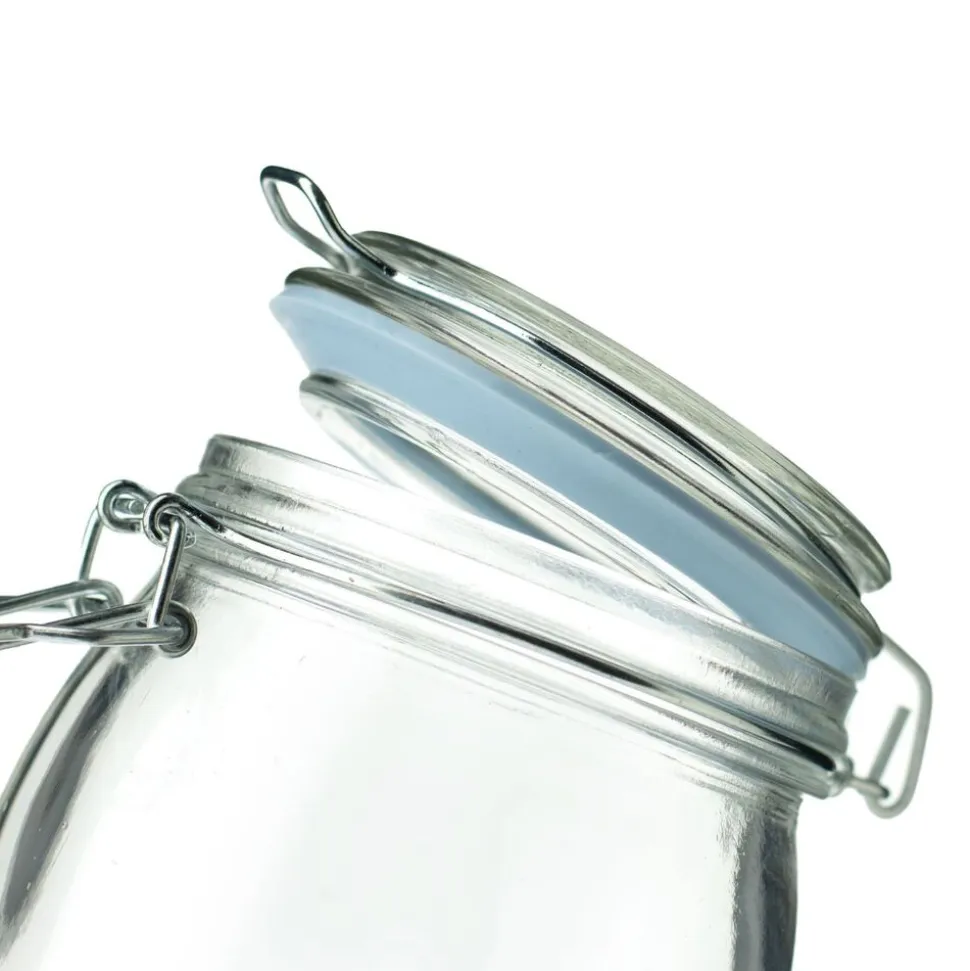 Słoik szklany 0,5 l z klipsem Tadar, 6 szt.