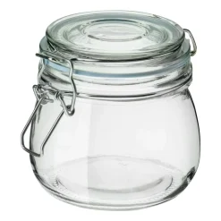 Słoik szklany 0,5 l z klipsem Tadar, 6 szt.