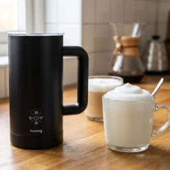 Spieniacz do mleka Hulsog, 500 W, 0,3 l, czarny