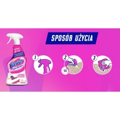 Spray do czyszczenia dywanów i tapicerek Vanish Oxi Action, 500 ml