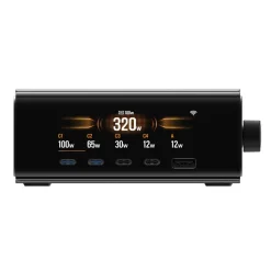 Stacja ładująca EcoFlow Rapid Pro, 320 W, 5 portów, czarna