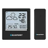 Stacja pogodowa Blaupunkt WS10BK, z czujnikiem zewnętrznym, czarna