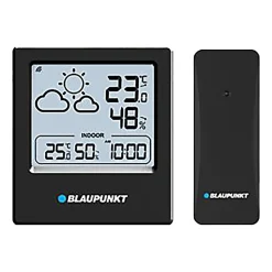 Stacja pogodowa Blaupunkt WS10BK, z czujnikiem zewnętrznym, czarna