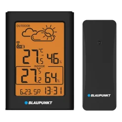 Stacja pogodowa Blaupunkt WS15BK, z czujnikiem zewnętrznym