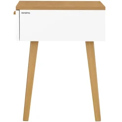 Stolik nocny Frisk 60 cm, biały