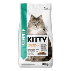 Sucha karma dla kotów Kitty Sterile, 6 x 1,8 kg