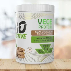 Suplement diety Go Active Białko Vege, odżywka białkowa, smak ciasteczkowy, 500 g