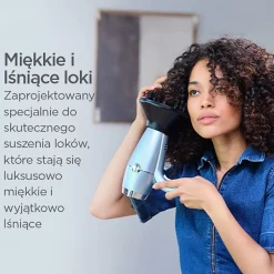 Suszarka BaByliss Hydro Fusion 2100 D773DE, 2100 W, niebieska