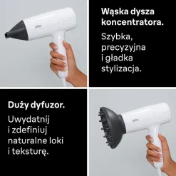 Suszarka Braun HD226E, 2200 W, biała