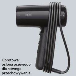 Suszarka Braun HD200E, 2000 W, czarna