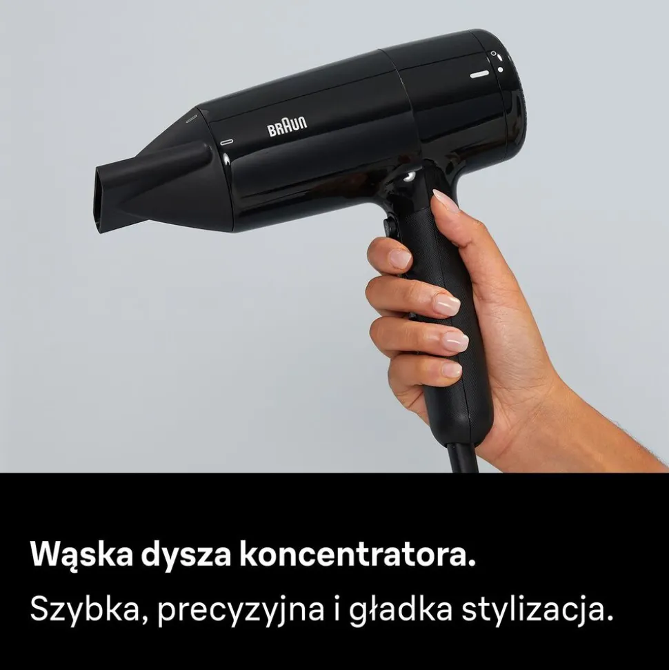 Suszarka Braun HD200E, 2000 W, czarna