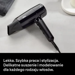 Suszarka Braun HD200E, 2000 W, czarna