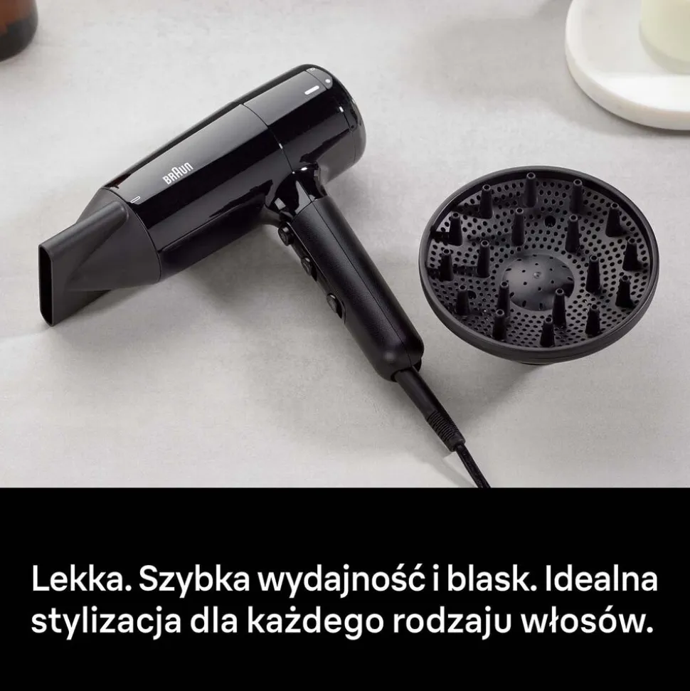 Suszarka Braun HD225E, 2200 W, czarna