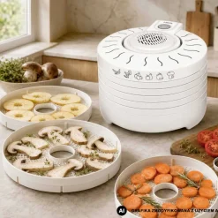 Suszarka do grzybów MPM MSG-01, 250 W, 5 tac