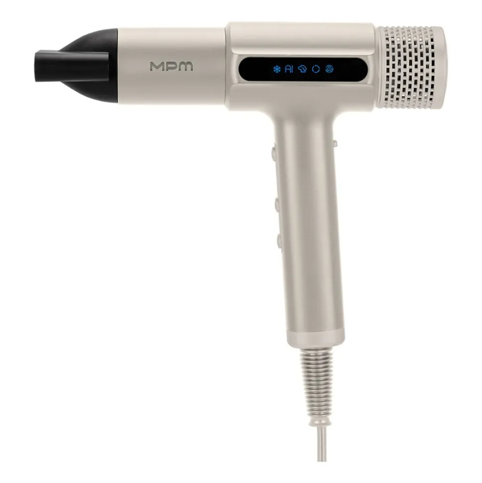Suszarka do włosów z jonizacją MPM MSW-26, 1600 W, perłowa