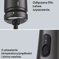 Suszarko-lokówka Braun AS226E, 800 W, szara