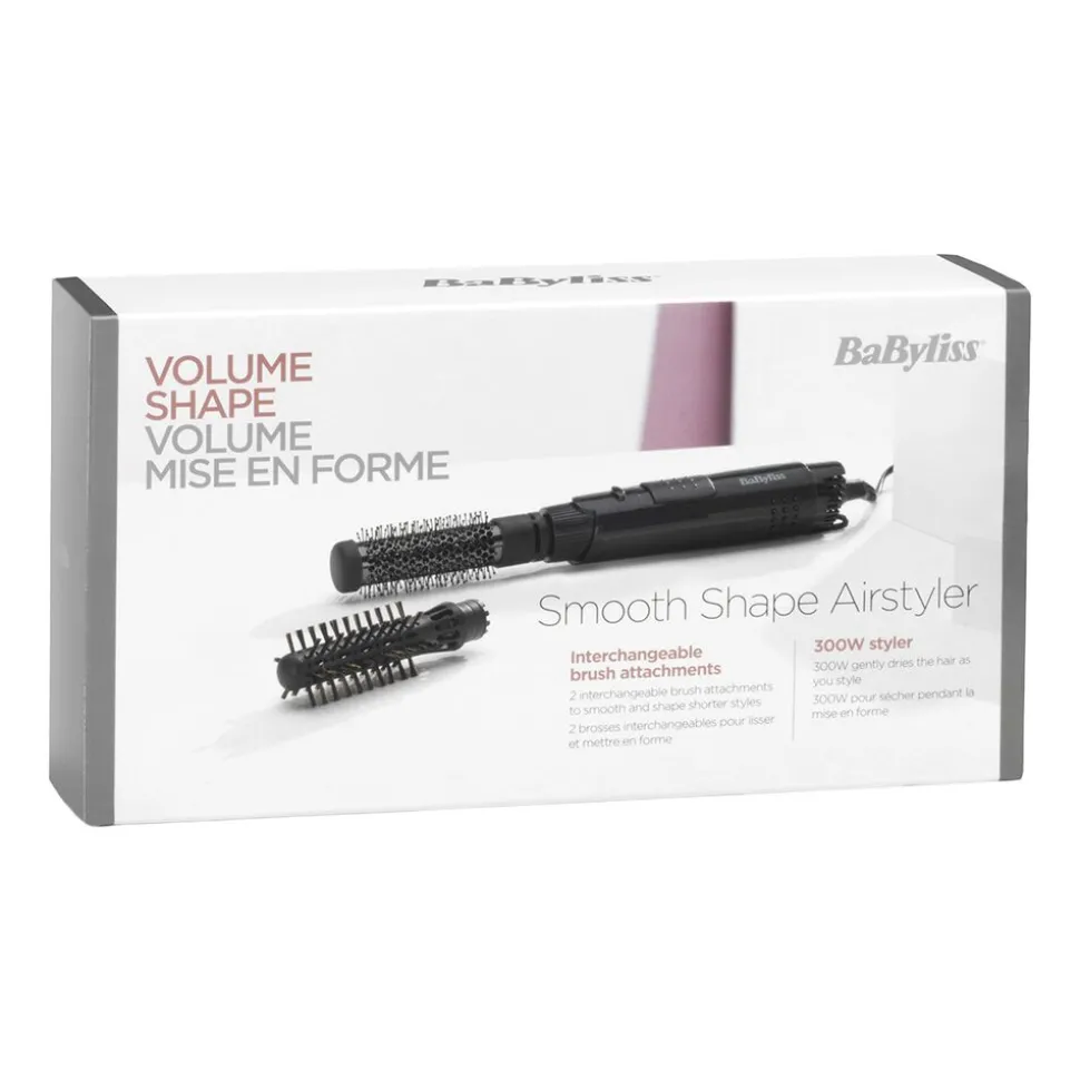 Suszarko-lokówka do włosów BaByliss AS86E, 300 W, 2 szczotki