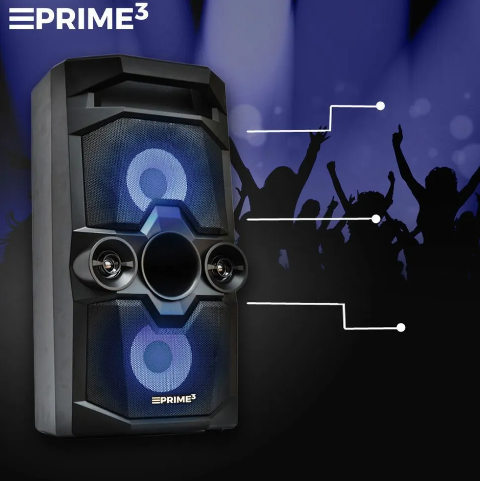 System audio z Bluetooth Prime3 “Onyx” APS41, funkcja karaoke