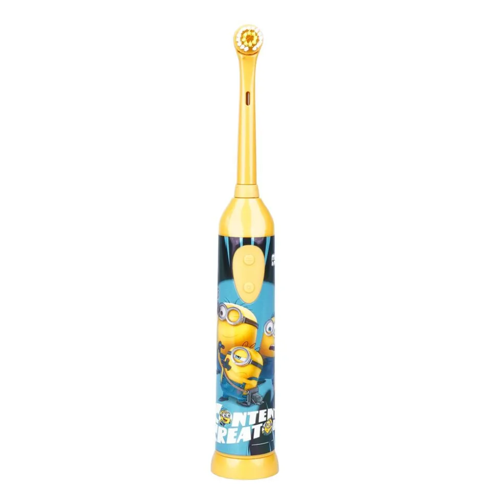 Szczoteczka oscylacyjna dla dzieci MPTech, Minionki, żółta