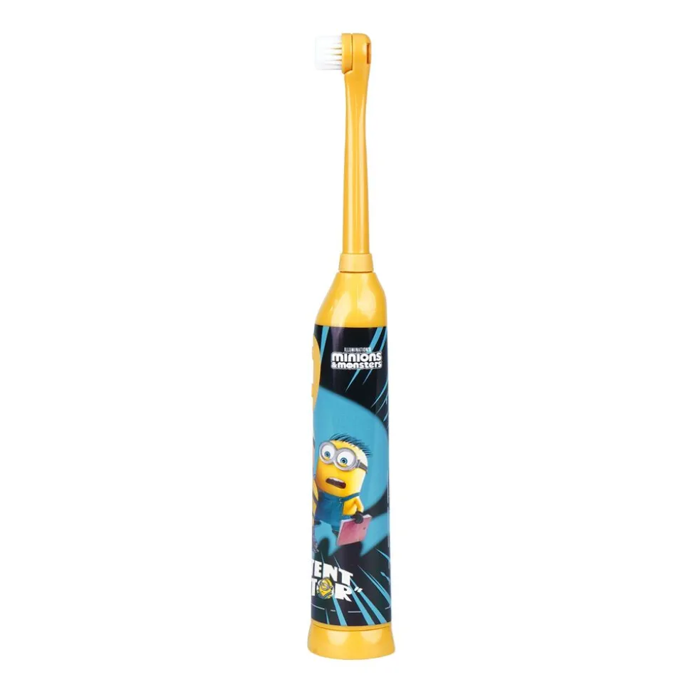 Szczoteczka oscylacyjna dla dzieci MPTech, Minionki, żółta