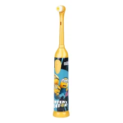 Szczoteczka oscylacyjna dla dzieci MPTech, Minionki, żółta