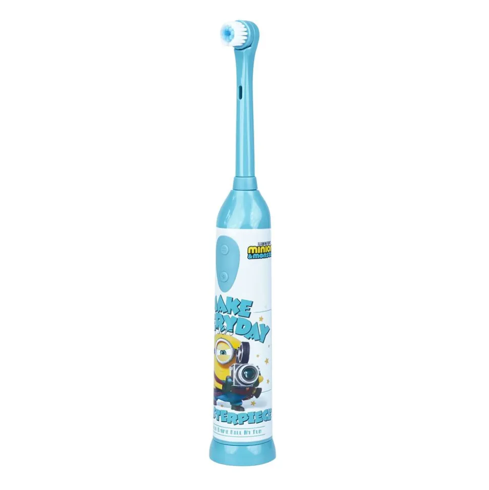Szczoteczka oscylacyjna dla dzieci MPTech, Minionki, niebieska